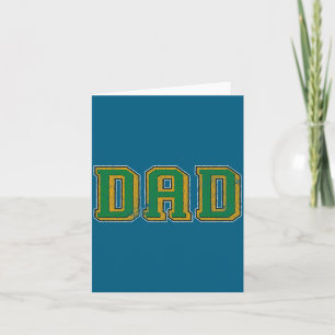 Väter Tag Irish Dad Logo Klic Fett Schrift Herren Karte
