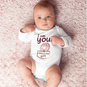 Vater-Tag Papa Baby Strampler