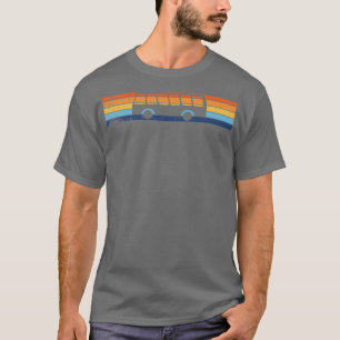 Väter - Tagesbusfahrer Vintages Logo T-Shirt