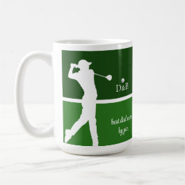 Väter-Tagesgeschenk Golf, bester Papa je auf Par Kaffeetasse