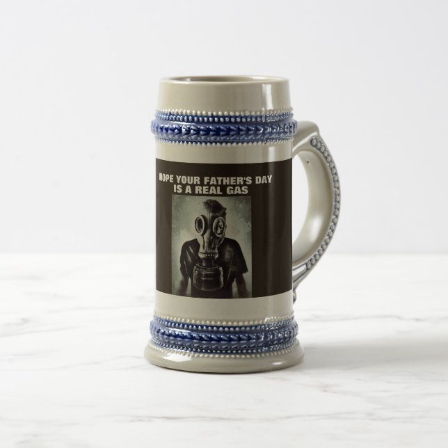 VATER-TAGGASMASK BIER STEIN BIERGLAS (VorderseiteRechts)
