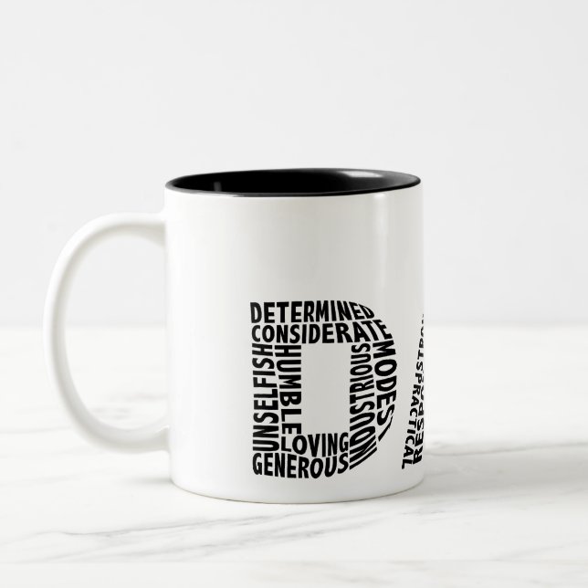 Vater-Tasse Zweifarbige Tasse (Links)