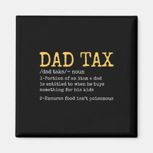 Vater Tax Definition Herren Funny Vatertag Retro 1 Magnet