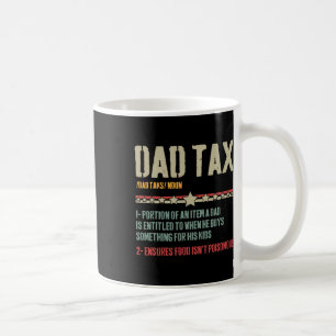 Vater Tax Definition Sarcastic Funny Vatertag Kaffeetasse