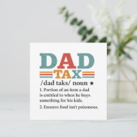 Vater Tax - Definition von "Funny Vaterhood"