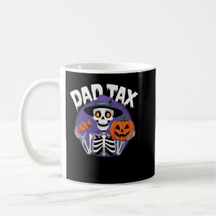 Vater Tax Skeleton Halloween Pumpkin Kaffeetasse