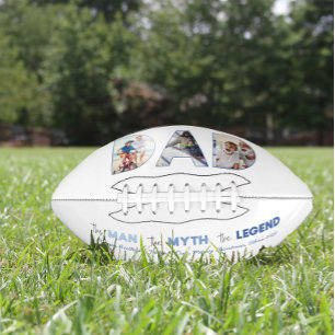 VATER The Man Myth Legend Blue Gradient Foto Football