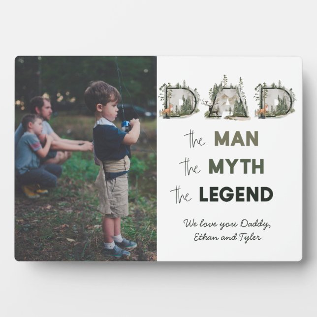 VATER The Man Myth Legend Outdoor Foto Fotoplatte (Vorderseite)