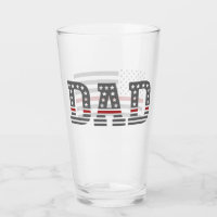 Vater Thin Red Line Feuerwehrmann Vater Amerika Fl