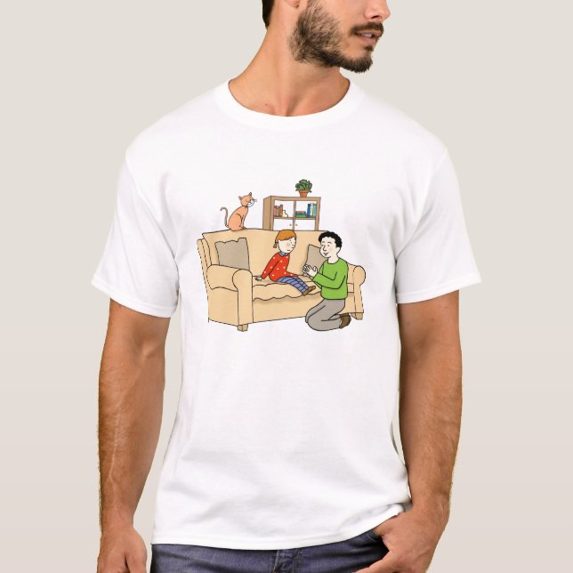 Vater-Tochter-T - Shirt (Vorderseite)
