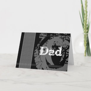 VATER Trauzeuge Request - Edgy Monotone Design Einladung