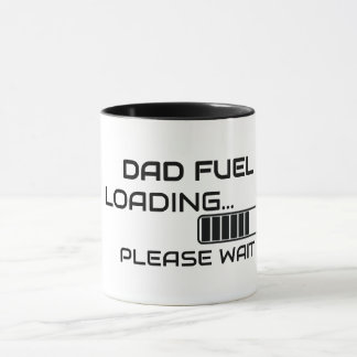 Vater-Treibstoff Ladende minimalistische Kaffeetas Tasse