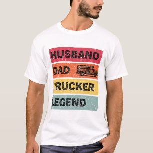 Vater Trucker Legend , LKW-Sprichwort-Liebhaber, T-Shirt