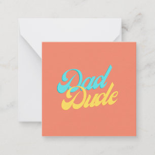 Vater Typ Note Card Mitteilungskarte