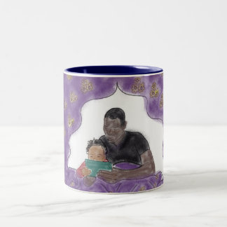 Vater u. Sohn Storytime Zweifarbige Tasse