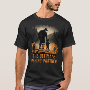 Vater Ultimate Angelpartner Vater Sohn Angeln T-Shirt
