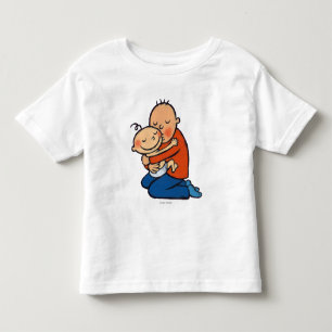 Vater-und Baby-Umarmen Kleinkind T-shirt