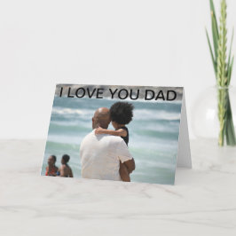 VATER UND DAUGHTER VATER-TAGESKARTE KARTE