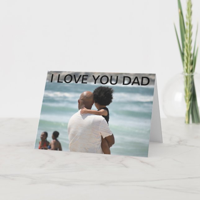 VATER UND DAUGHTER VATER-TAGESKARTE KARTE (Vorderseite)