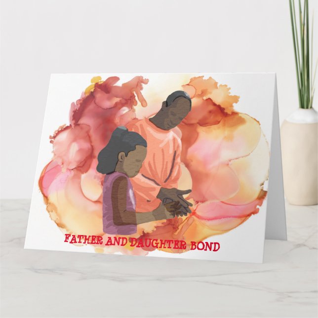 VATER- UND DAUGHTERKARTE KARTE (Vorderseite)