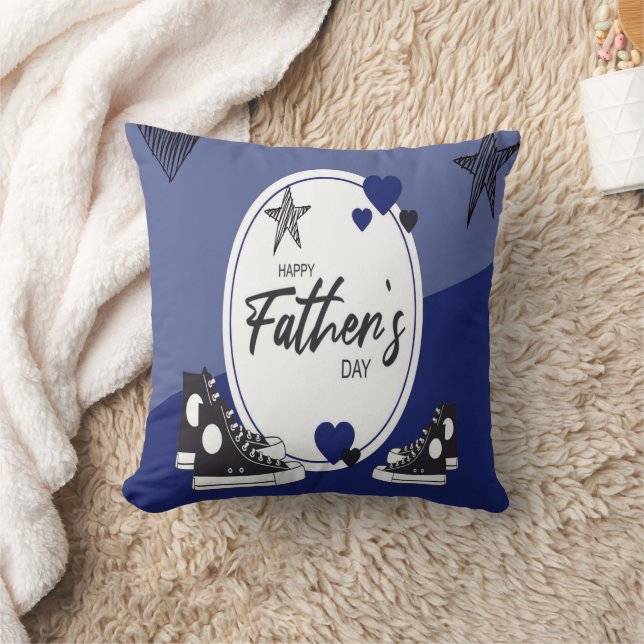 Vater und Kinderschuhe für Kindermädchen Kissen (Decke)