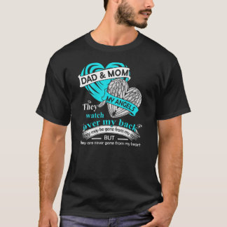 Vater und Mama meine Engel schauen sie über meinen T-Shirt