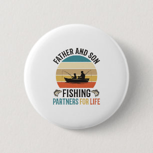 Vater und Sohn Angeln Partner fürs Leben Design_1 Button