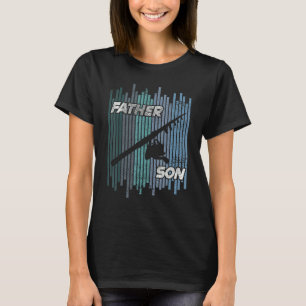Vater und Sohn Angeln zum Vatertag Vater A T-Shirt