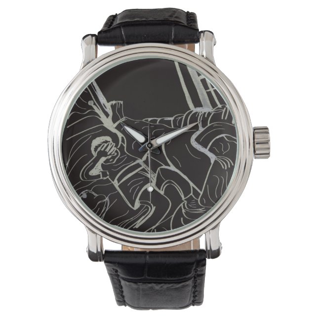 Vater und Sohn Armbanduhr (Vorderseite)