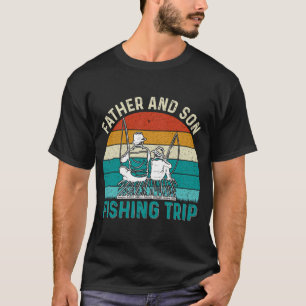 Vater und Sohn auf Angeltour T-Shirt