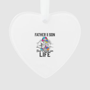 Vater und Sohn beste Freunde fürs Leben Puzzleband Ornament
