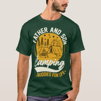 Vater und Sohn Camping Budapest Lebensberg g T-Shirt