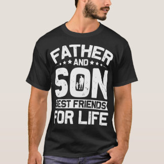 Vater und Sohn die besten Lebensfreunde T-Shirt