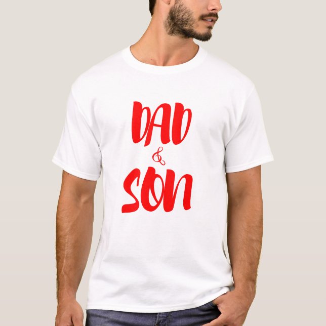 Vater und Sohn - eine Anleihe, die anhält T-Shirt (Vorderseite)
