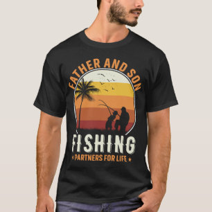 Vater und Sohn Fischereipartner für das Leben Fish T-Shirt