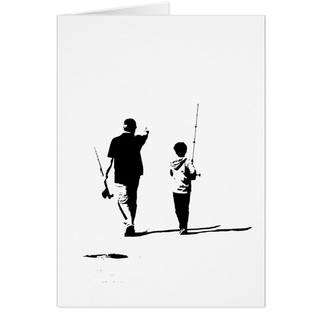 Vater und Sohn, gegangene Fischerei (Vorne)