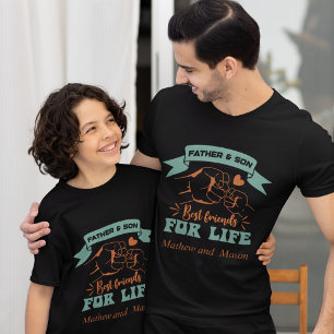 Vater- und Sohn-individuelle Name, die dem Vaterta T-Shirt