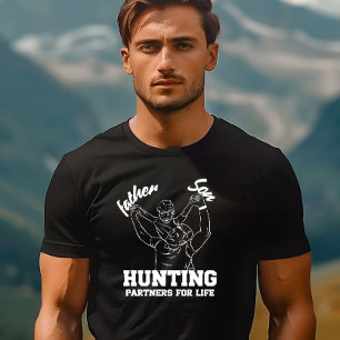 Vater und Sohn, Jagdpartner für das Leben T-Shirt