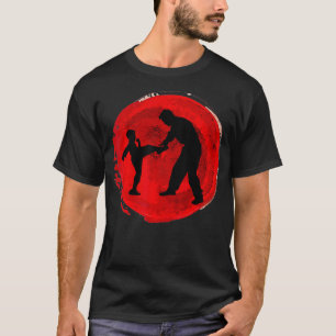 Vater und Sohn Karate brasilianischer Jiu Jitsu Ma T-Shirt