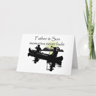 Vater und Sohn Karte
