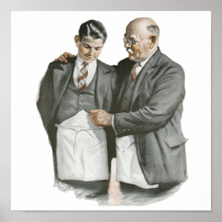 Vater und Sohn-Poster Poster