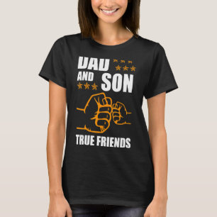 Vater und Sohn wahre Freunde für die Ewigkeit T-Shirt