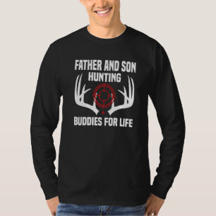 Väter und Söhne Jagdfreunde auf der Hirschjagd T-Shirt