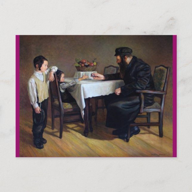Vater und Söhne Postkarte (Vorderseite)