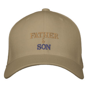 VATER UND SON BESTICKTE BASEBALLKAPPE