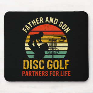 Vater und Son Disk Golf Partner für Life Vathers D Mousepad