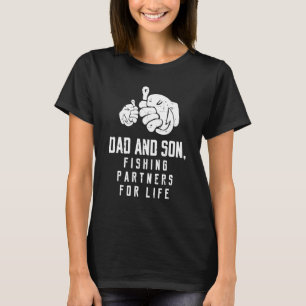 Vater- und Son-Fishing-Partner für lebensbegleiten T-Shirt