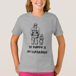 Vater und T - Shirt für Feuerwehren