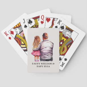 Vater und Tochter Bond (10) Spielkarten
