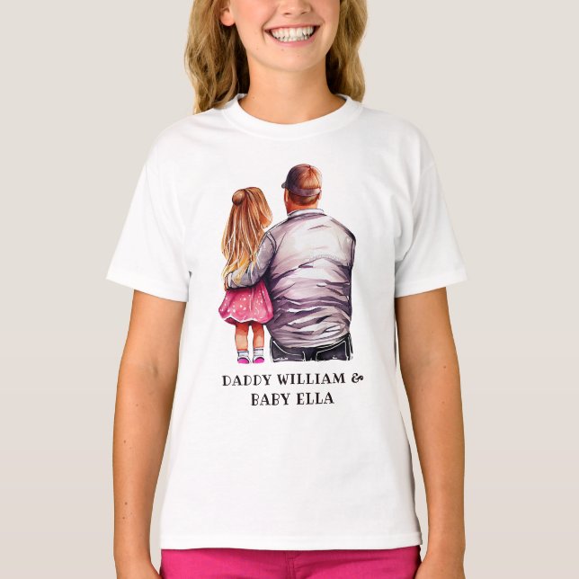 Vater und Tochter Bond (10) T-Shirt (Vorderseite)